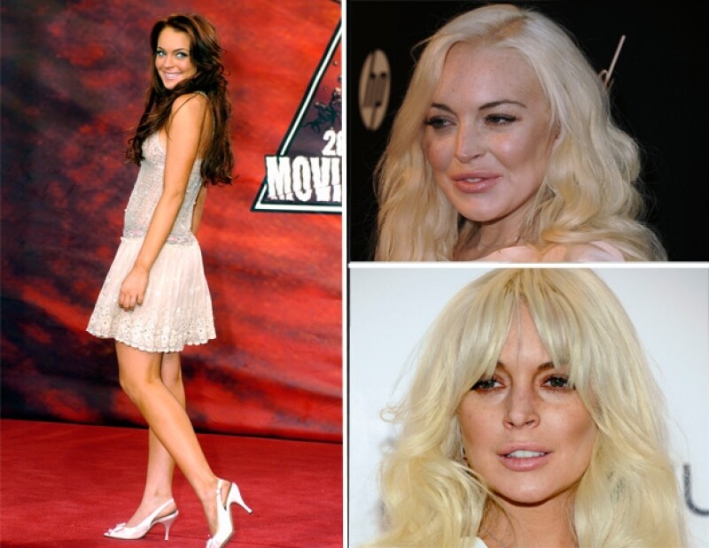 Así lucía Lohan hace 7 años. Actualmente aparenta más edad.