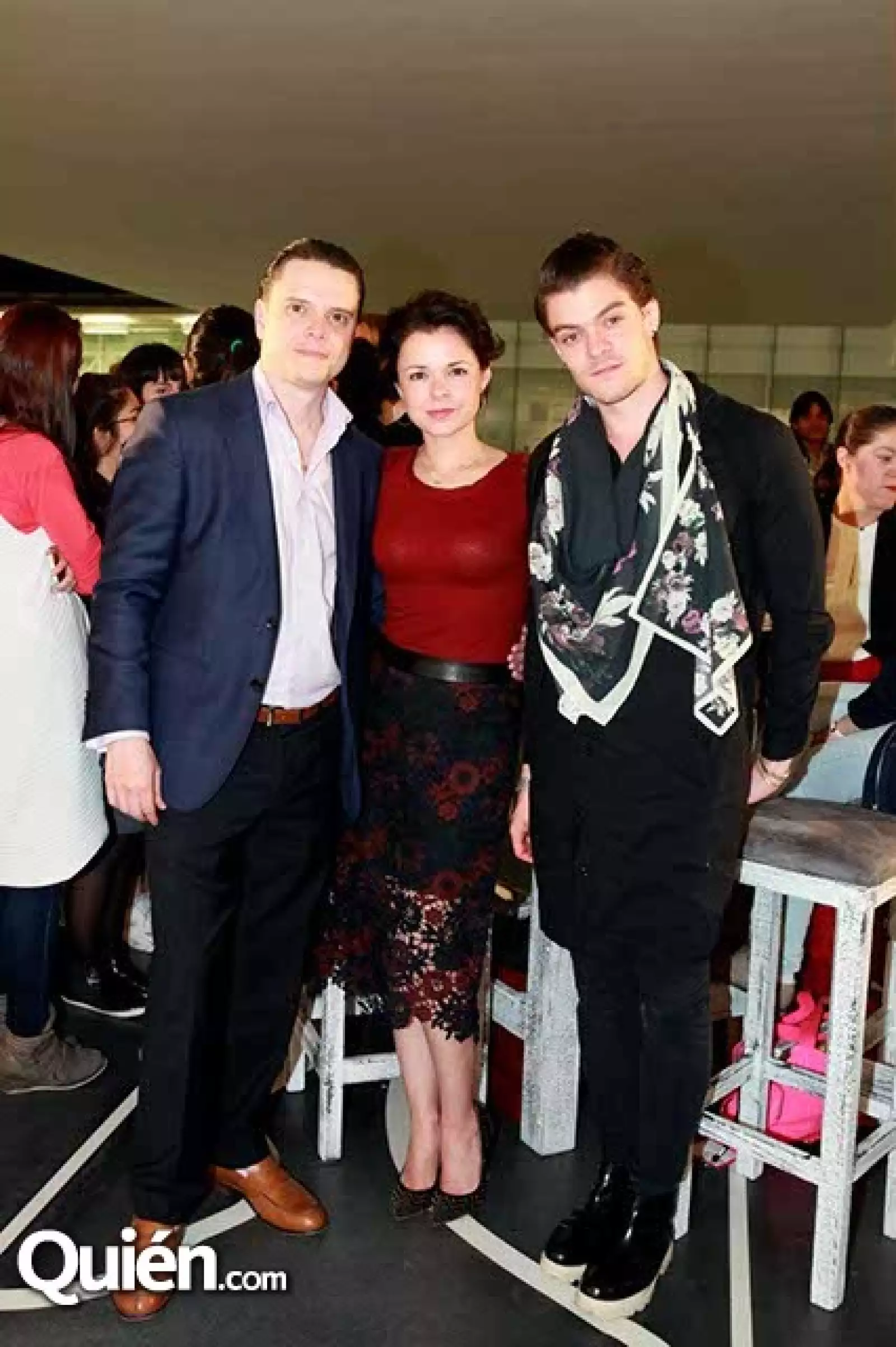 Claudio Alcayaga,Ana Luisa Trillo e Israel Parra