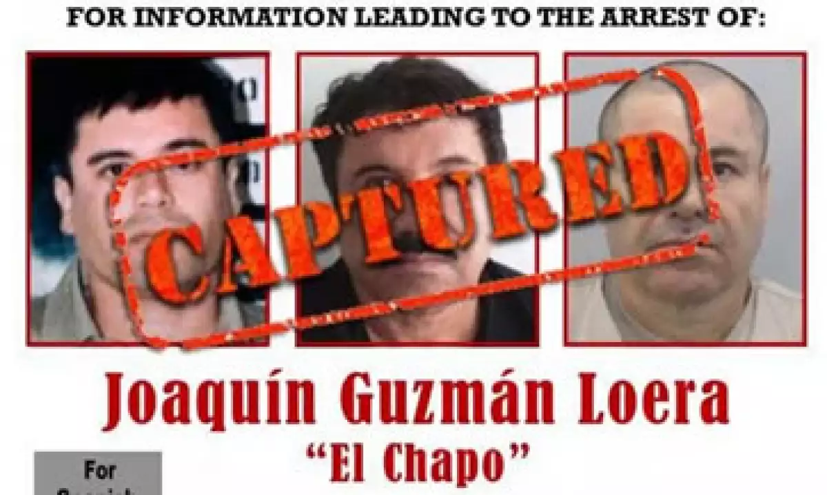 Joaquín Guzmán Loera fue capturado en Los Mochis, Sinaloa. (Foto: DEA)