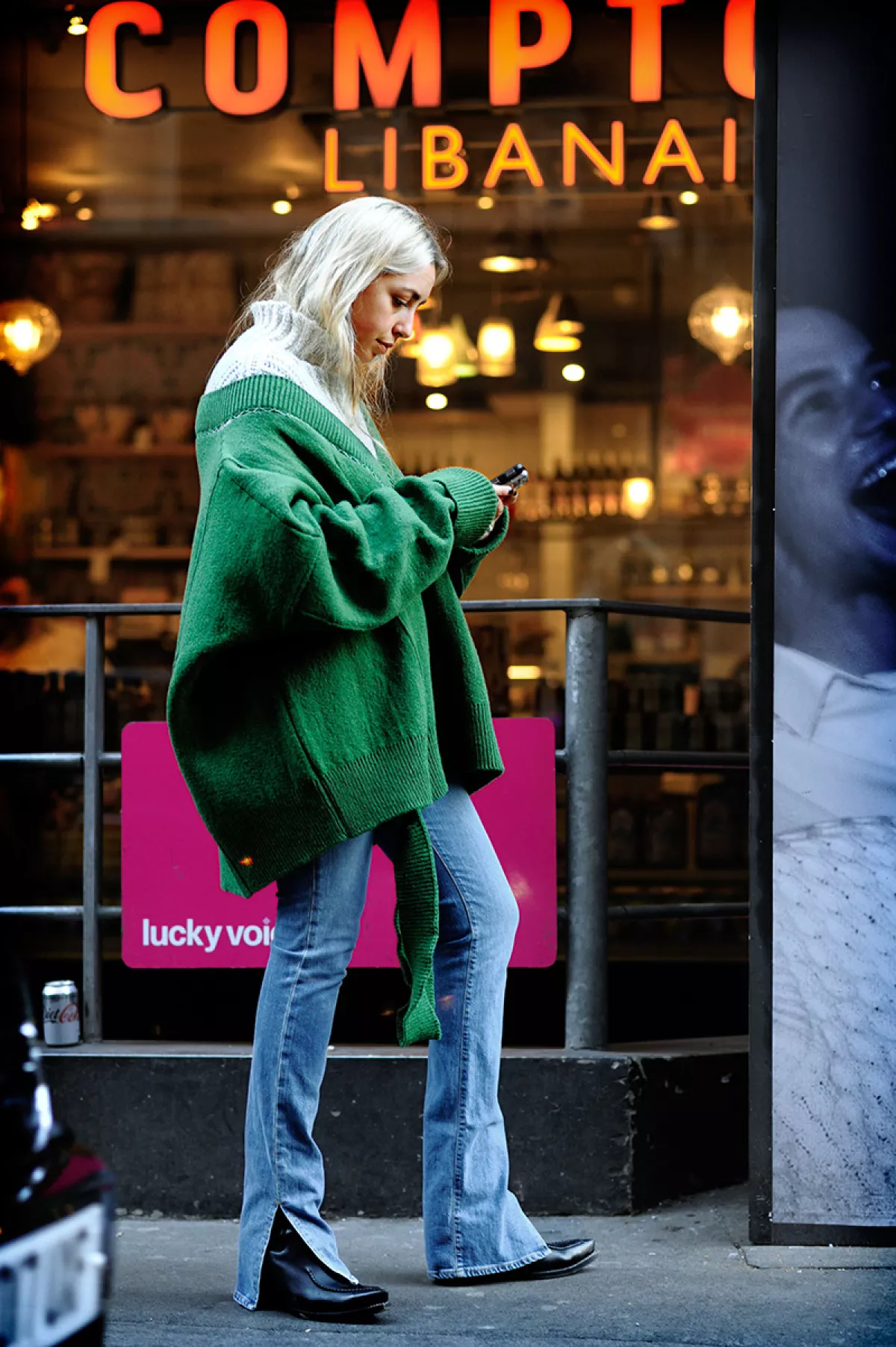 Street Style, Fall Winter 2018, London Fashion Week, UK - 17 Feb 2018