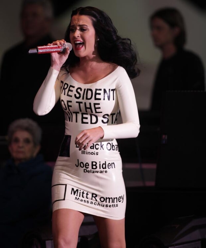 Así lució la cantante durante una presentación en Las Vegas.