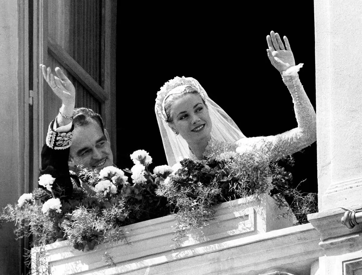 príncipe Rainiero y la princesa Grace Kelly