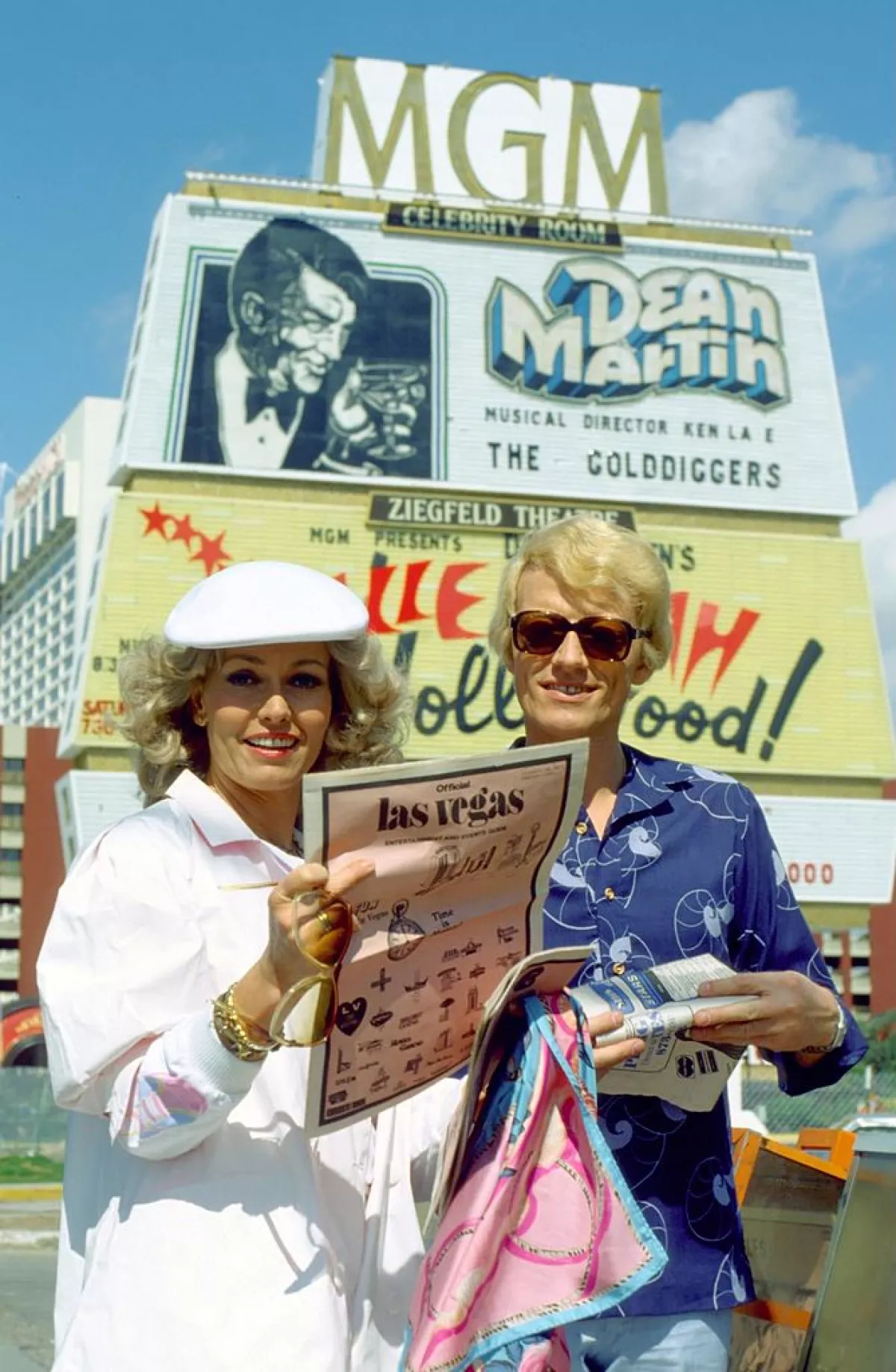 Heino, Ehefrau Hannelore Kramm, Las Vegas/Nevada/USA, 03.04.1980