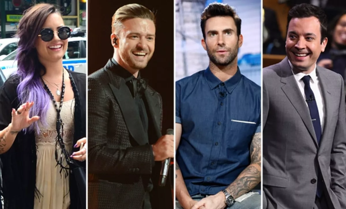En un inicio fueron Demi Lovato, Justin Timberlake, Adam Levine y Jimmy Kimmel quienes participaron en el Ice Bucket Challenge.
