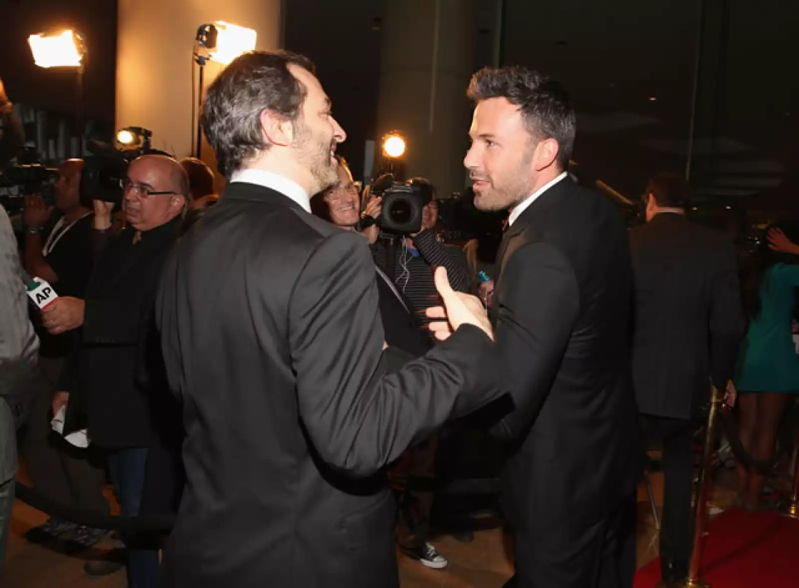 Judd Apatow y Ben Affleck.
