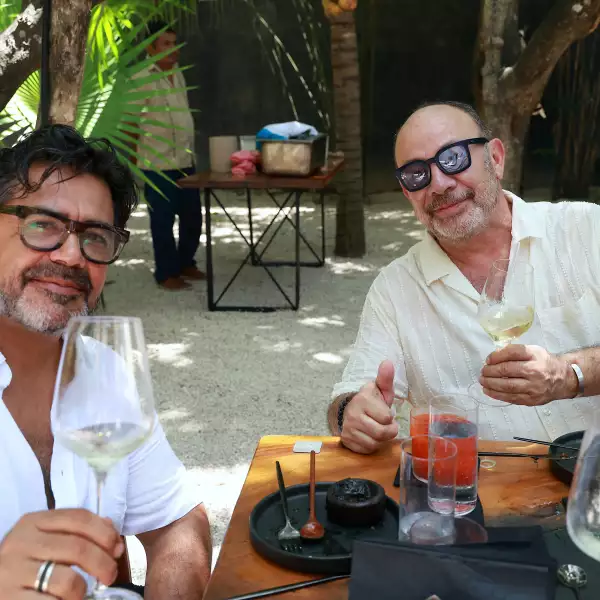 chef Javier Plascencia y Carlos Valdez Tatanca