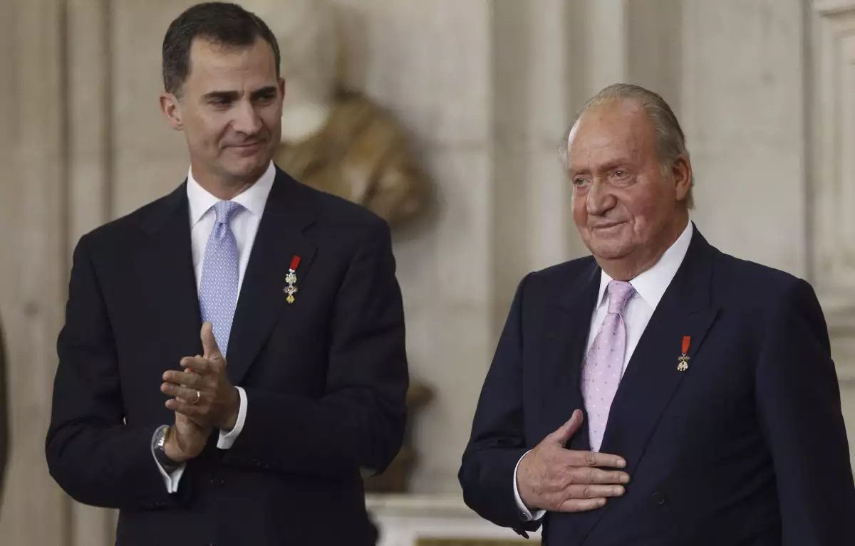 Juan Carlos y Felipe