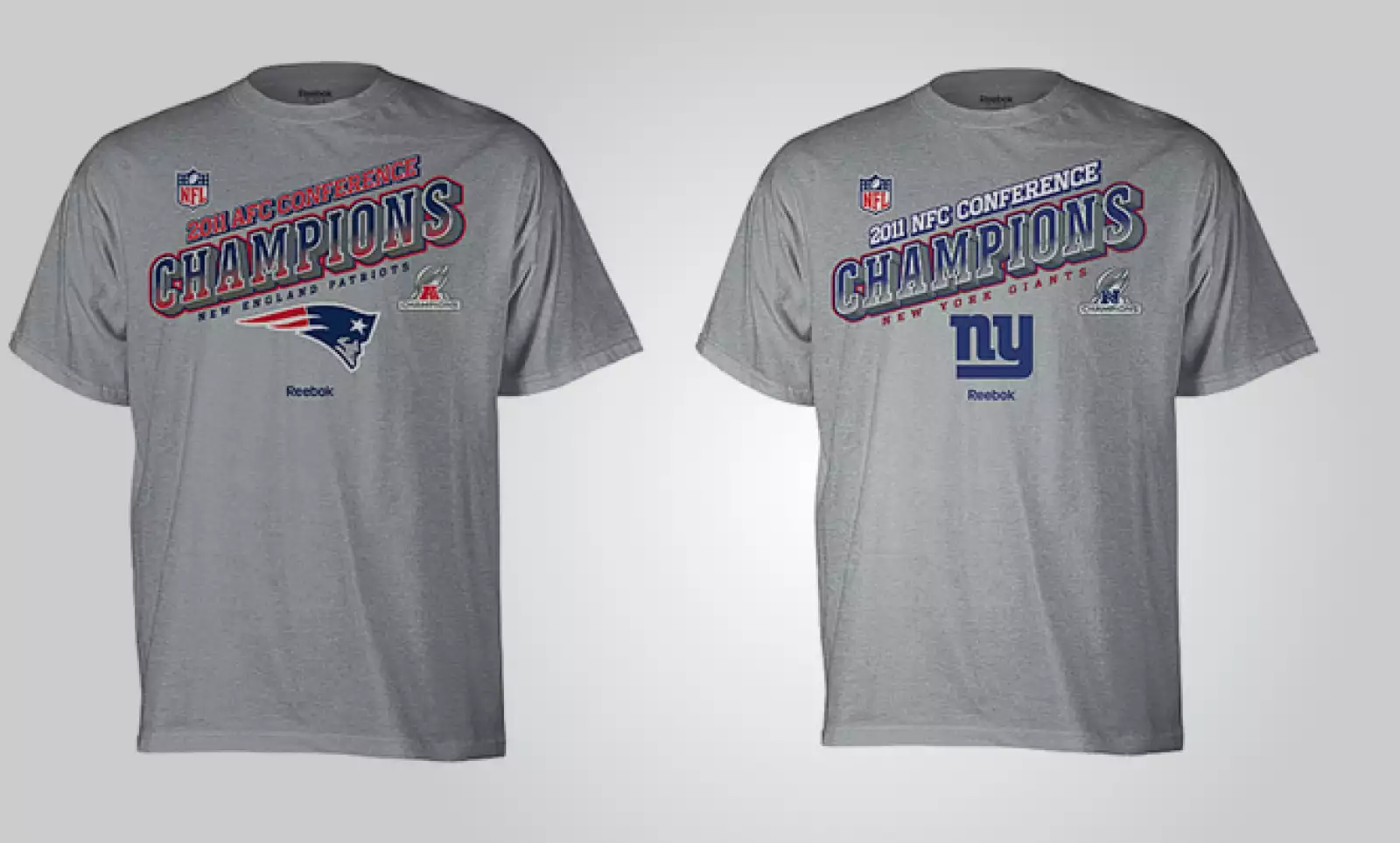 Las playeras conmemorando el campeonato de cada una de las divisiones de estos equipos cuestan 21.99 dólares.