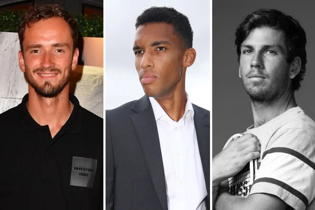 Daniil Medvedev, Félix Auger-Aliassime y Cameron Norrie