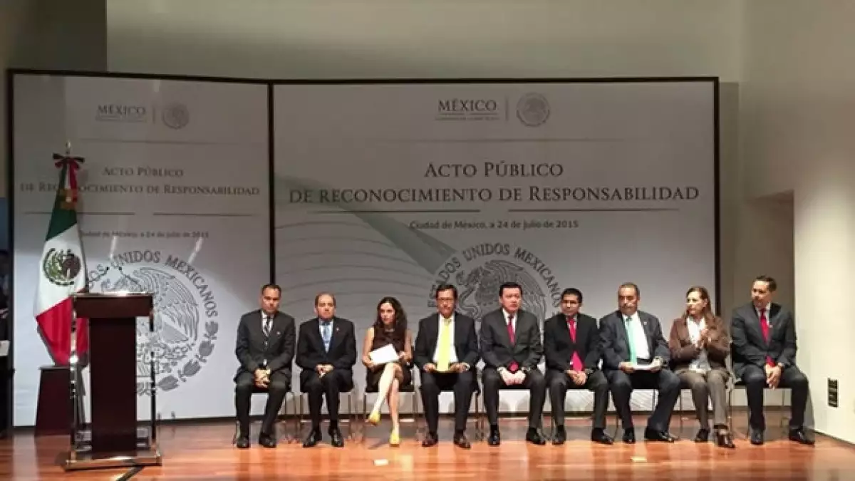 El evento en el que autoridades del gobierno federal se disculparon por una discriminación cometida contra militares