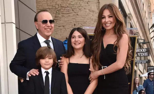 Thalía y su familia