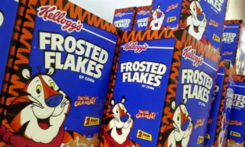 Kellogg tuvo un beneficio de 302 mdd en el mismo trimestre de 2010. (Foto: AP)
