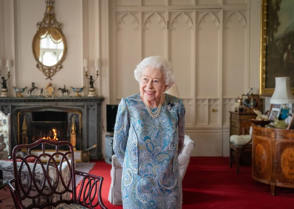President of Switzerland Meets Queen Elizabeth II
