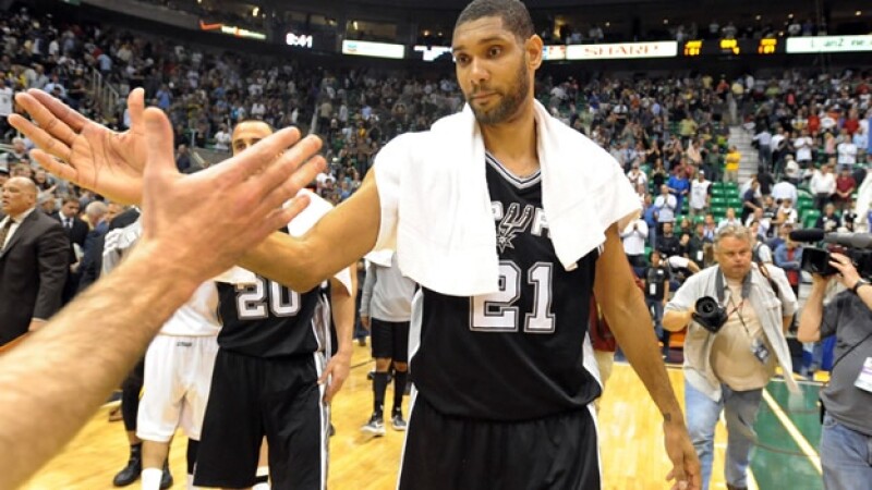 tim duncan spurs san antonio nba playoffs