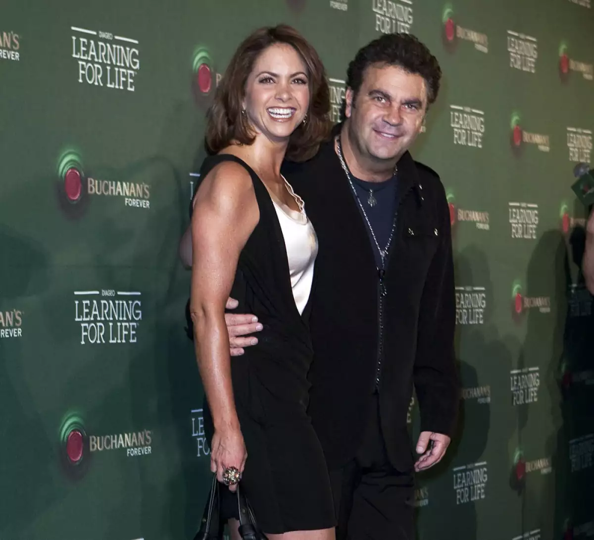 Lucero y Mijares durante el concierto de Sting en mayo del 2010.