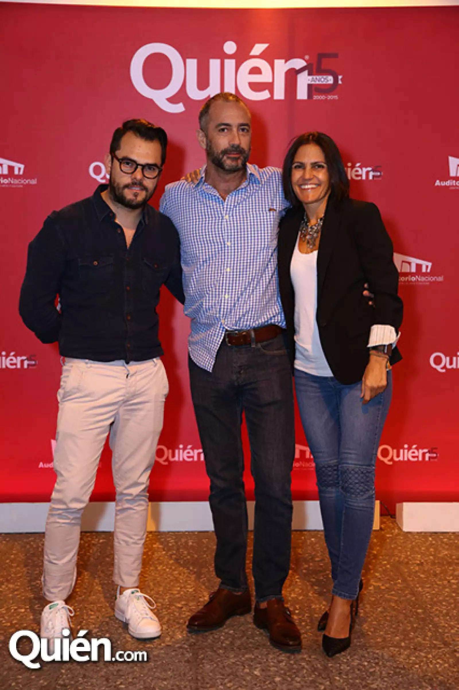 Omar Ochoa,Juan Córdova y Claudia Lombo