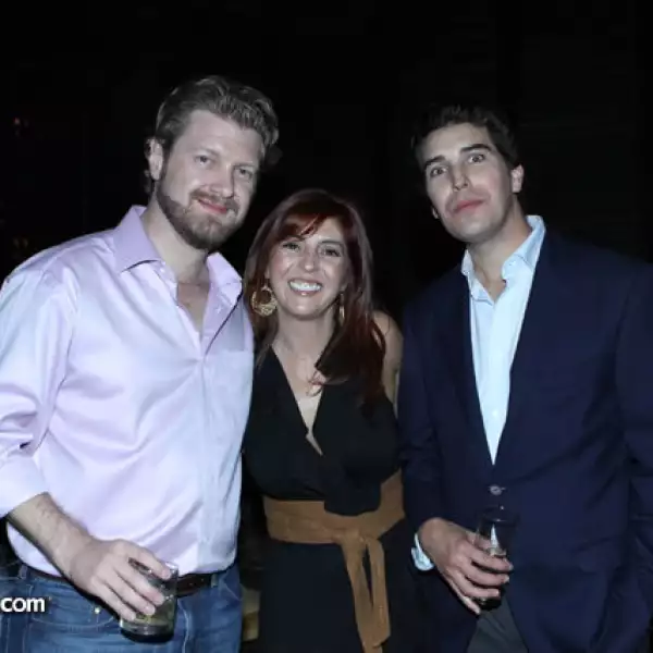 Luciano Velasco,Cristina Fernández y Peter Bauer