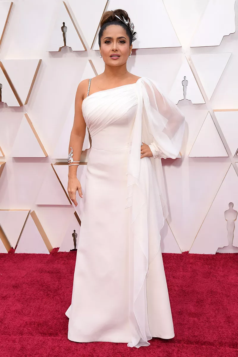 Foto: Shutterstock; Oscars 2020, Salma Hayek en Gucci