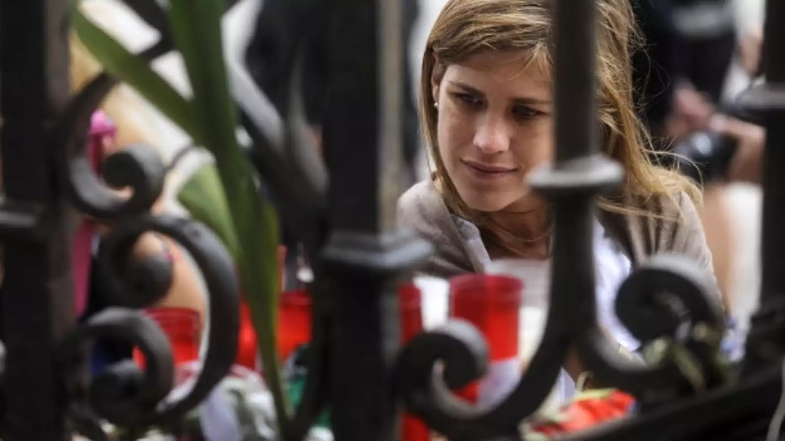 Ofrendas por el accidente de tren en Galicia