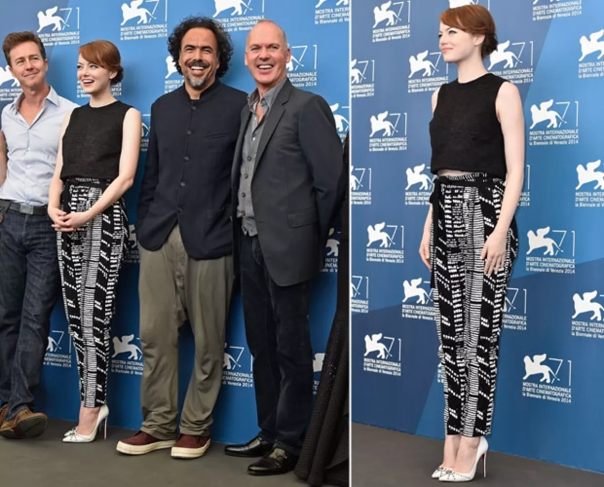 Iñárritu disfrutó de la compañía de su elenco en el photo call de la película ayer por la tarde.