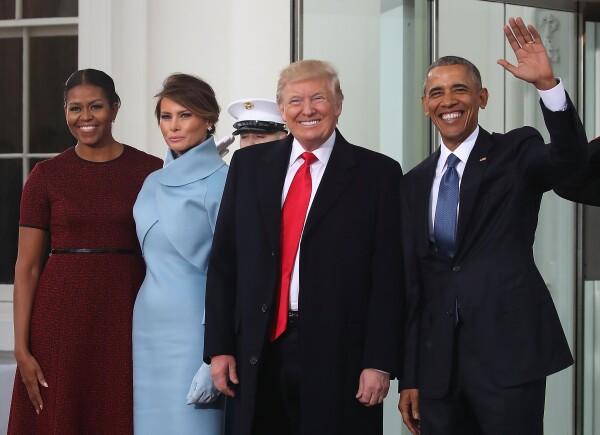 Donald Trump y Barack Obama, el adiós