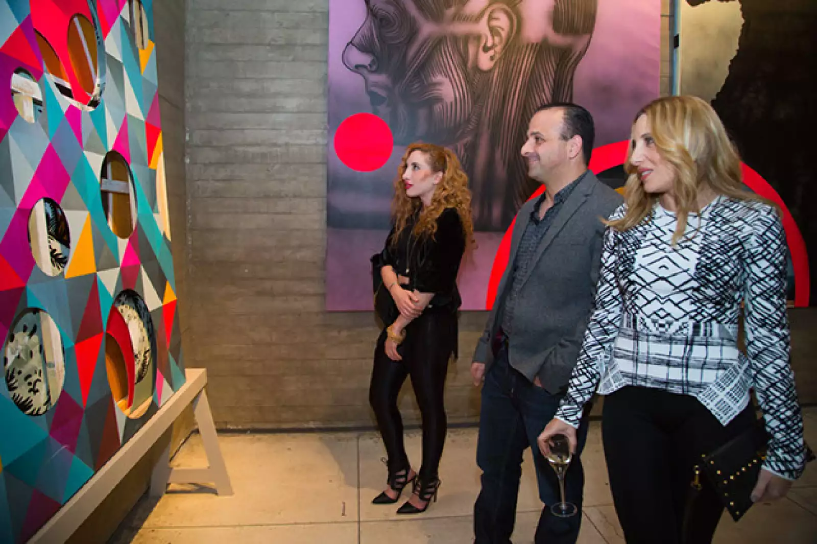 Paola, José y Debora Zaga