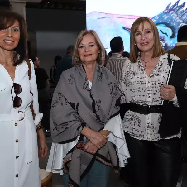 Pilar González, Martha y Claudia Padilla 