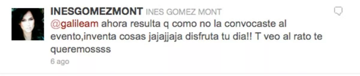Inés Gomez Mont comentó lo publicado por Paty Chapoy a Galilea, lo que provocó la molestia de la conductora.