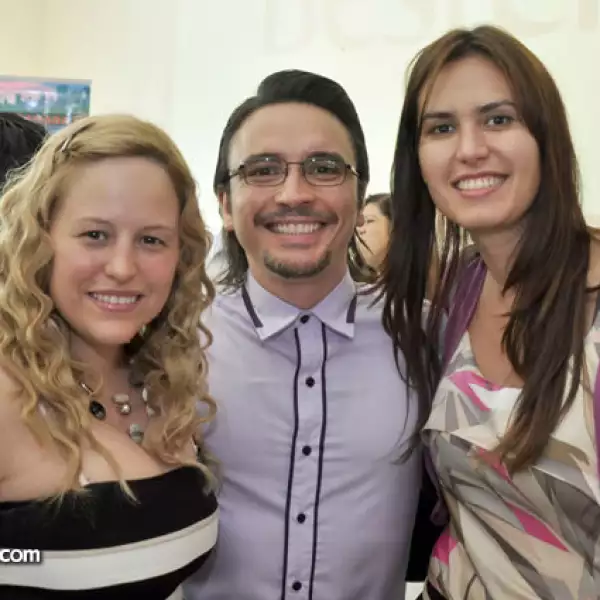 Diana Marroquín, Juan Caraballo y Sandra Rubio