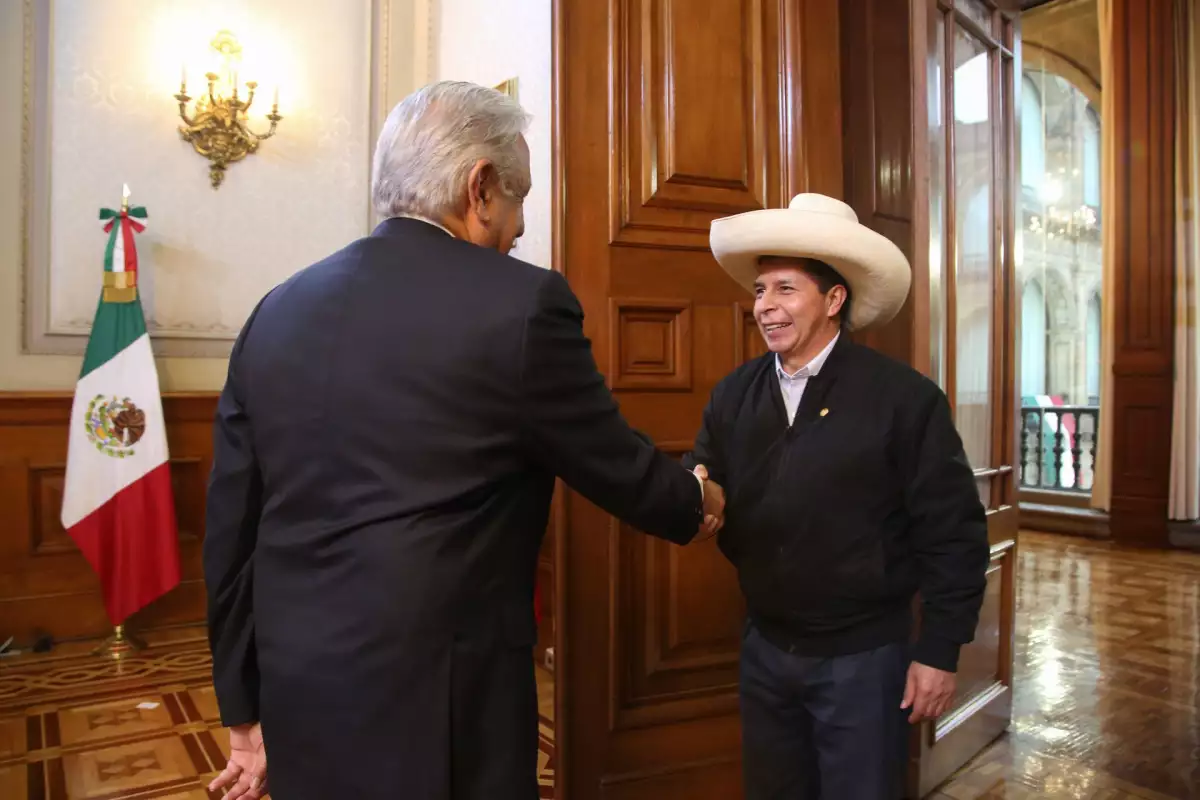 AMLO y Pedro Castillo