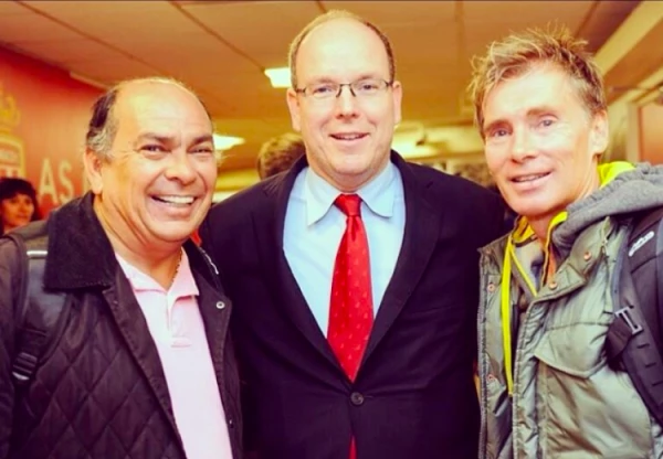 3, Con el príncipe Alberto de Mónaco.jpg