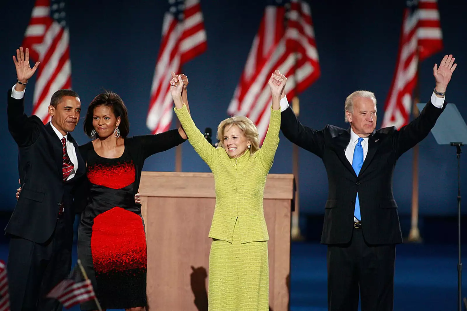 Barack Obama Holds Election Night Gathering In Chicago's Grant Park