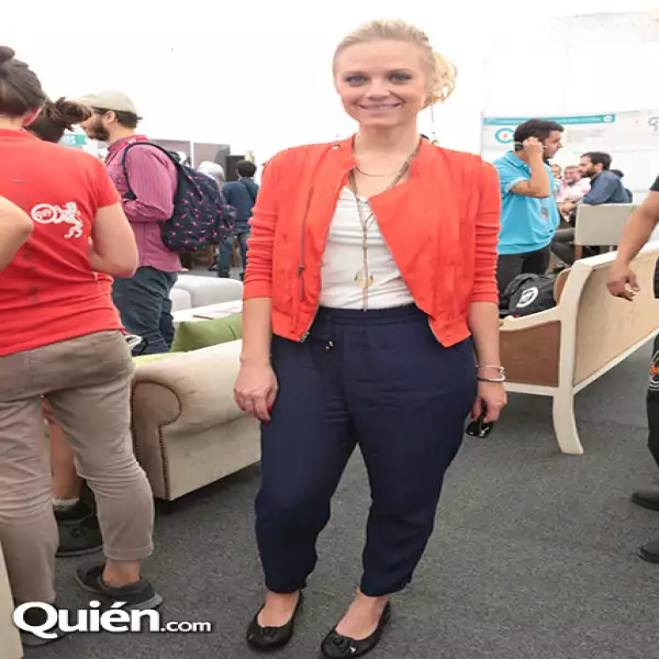 Ana Layevska en el hospitality del GIFF.