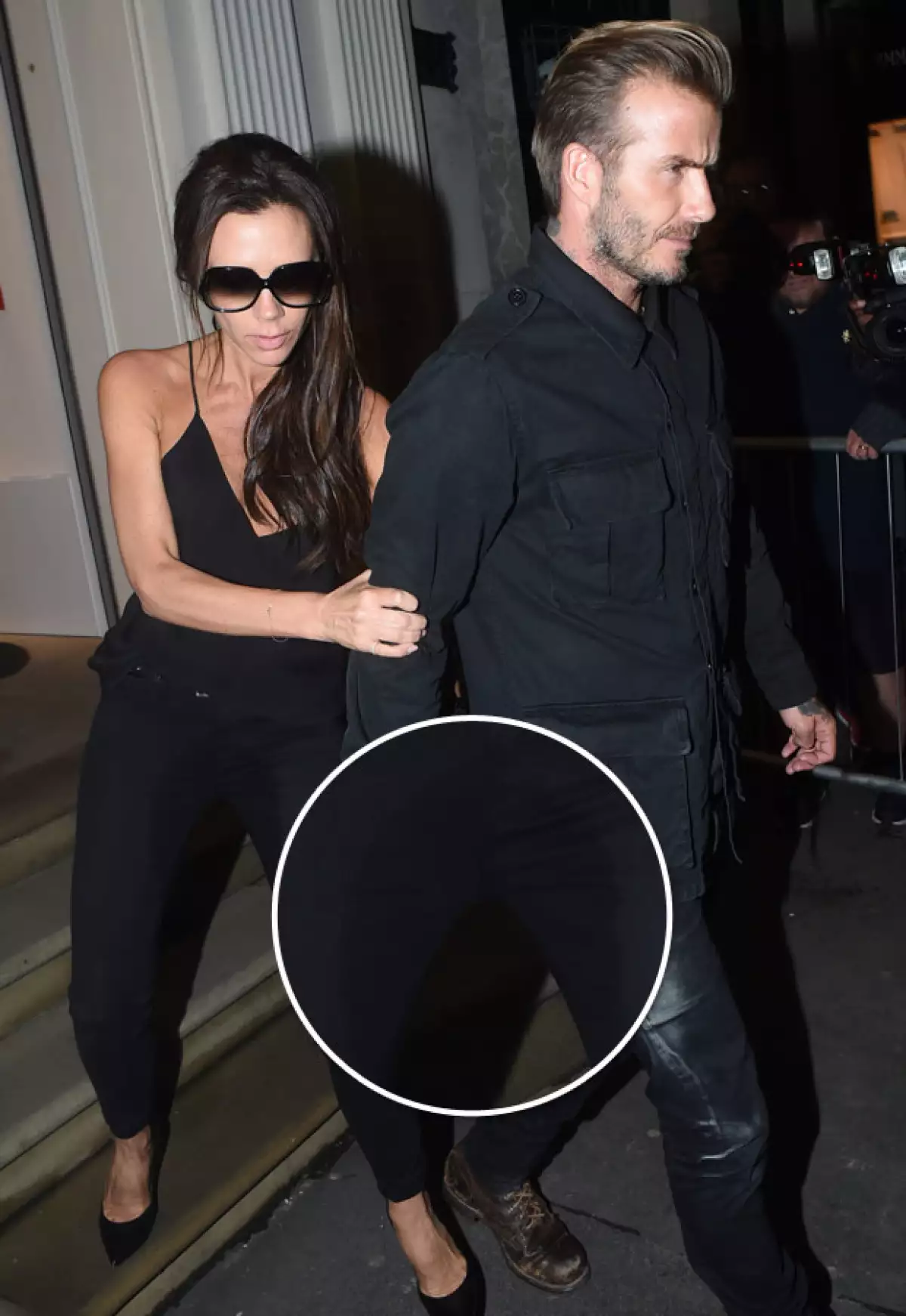 La mancha bochornosa fue ocasionada por el derramamiento de una bebida.