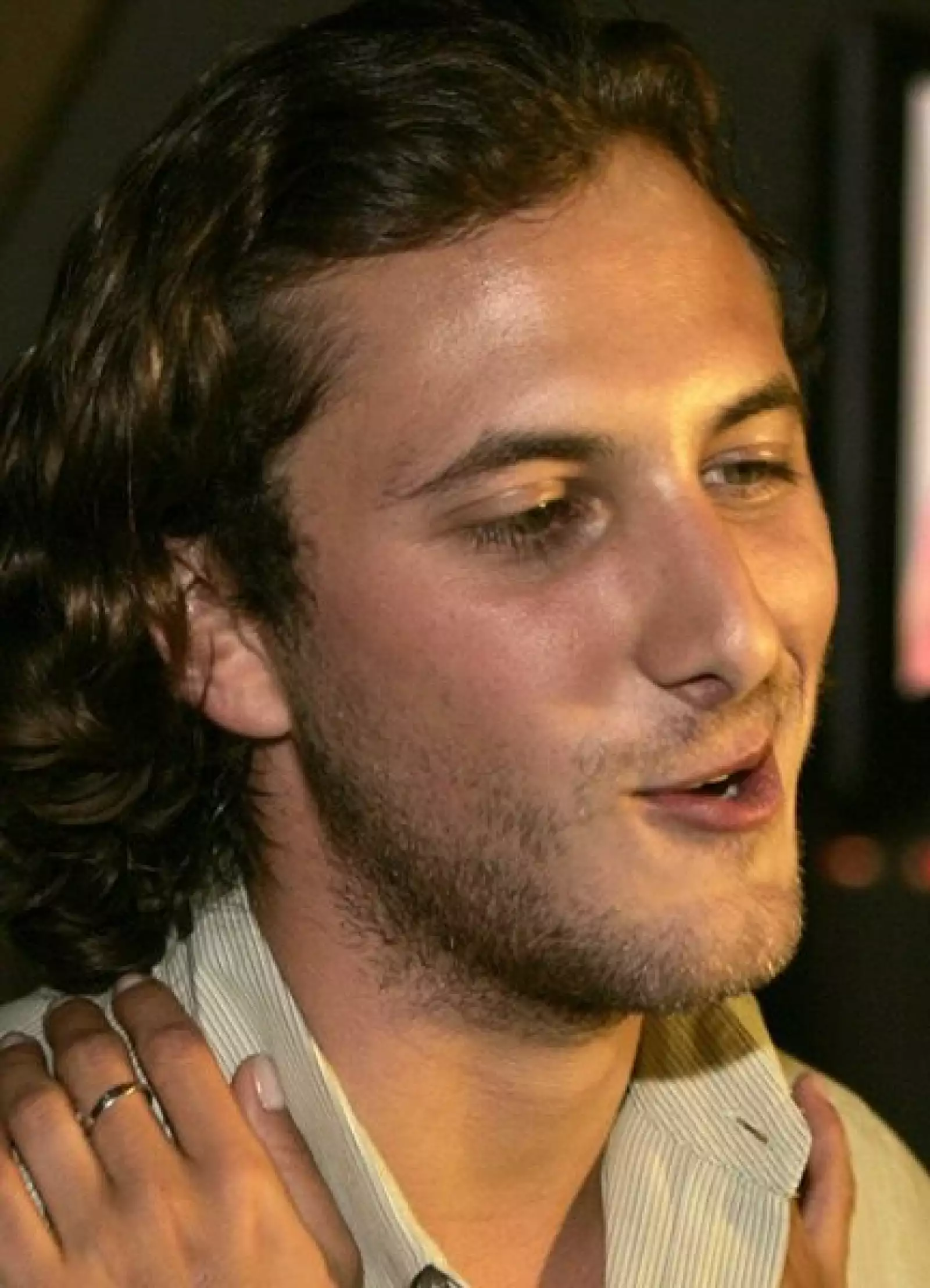 Sebastián Zurita, a punto de dar un beso del ladito.