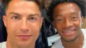 Cristiano Ronaldo y Juan Cuadrado.
