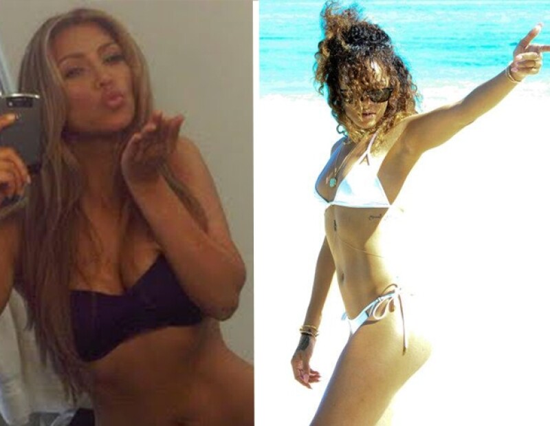 Rihanna y Kim Kardashian.