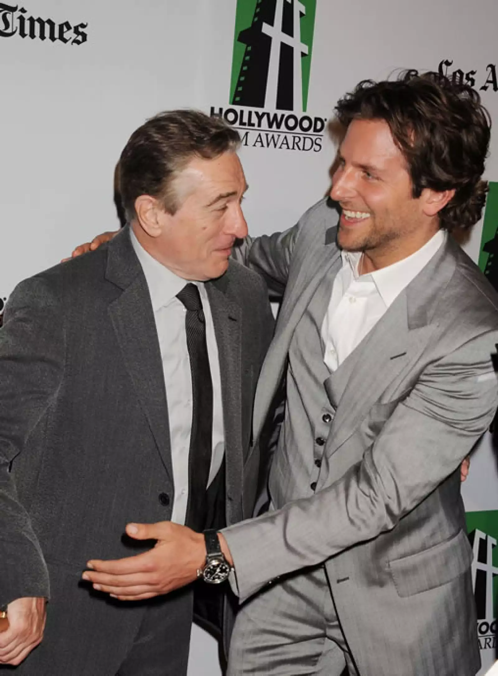 Bradley aprovechó el momento para demostrar su admiración hacia Robert DeNiro.