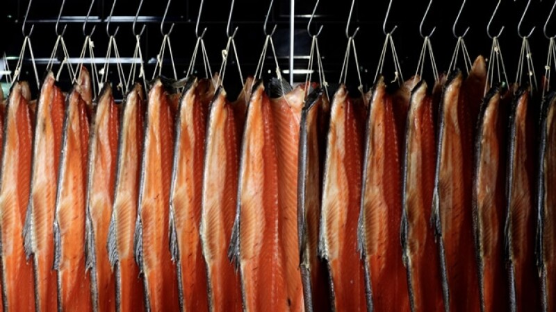 filetes de salmon ahumado