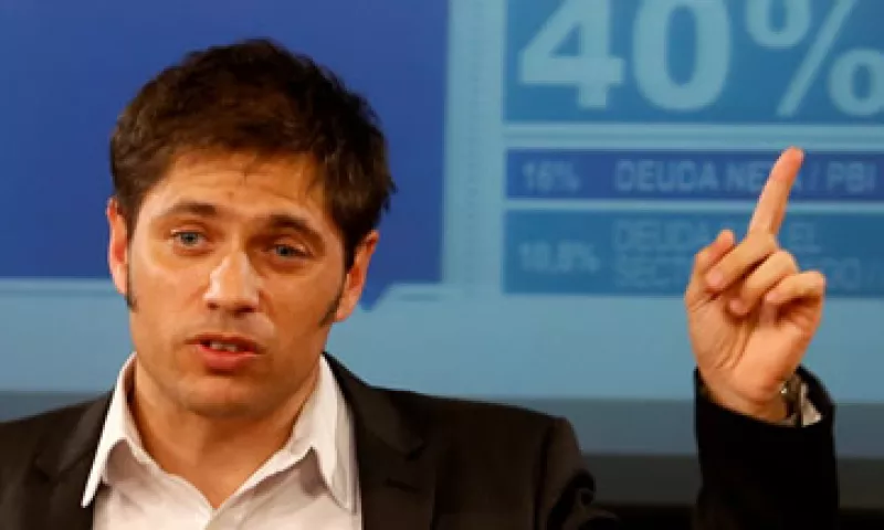 El ministro de Economía dijo que el fallo de EU dejaría a Argentina expuesto a reclamos por 15,000 mdd. (Foto: Reuters)