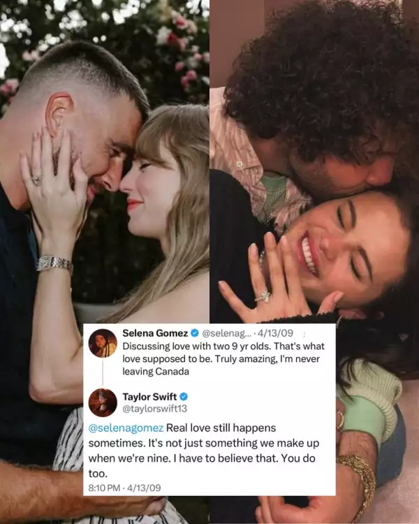 Reflexión de Selena Gomez y Taylor Swift sobre el amor verdadero en 2009