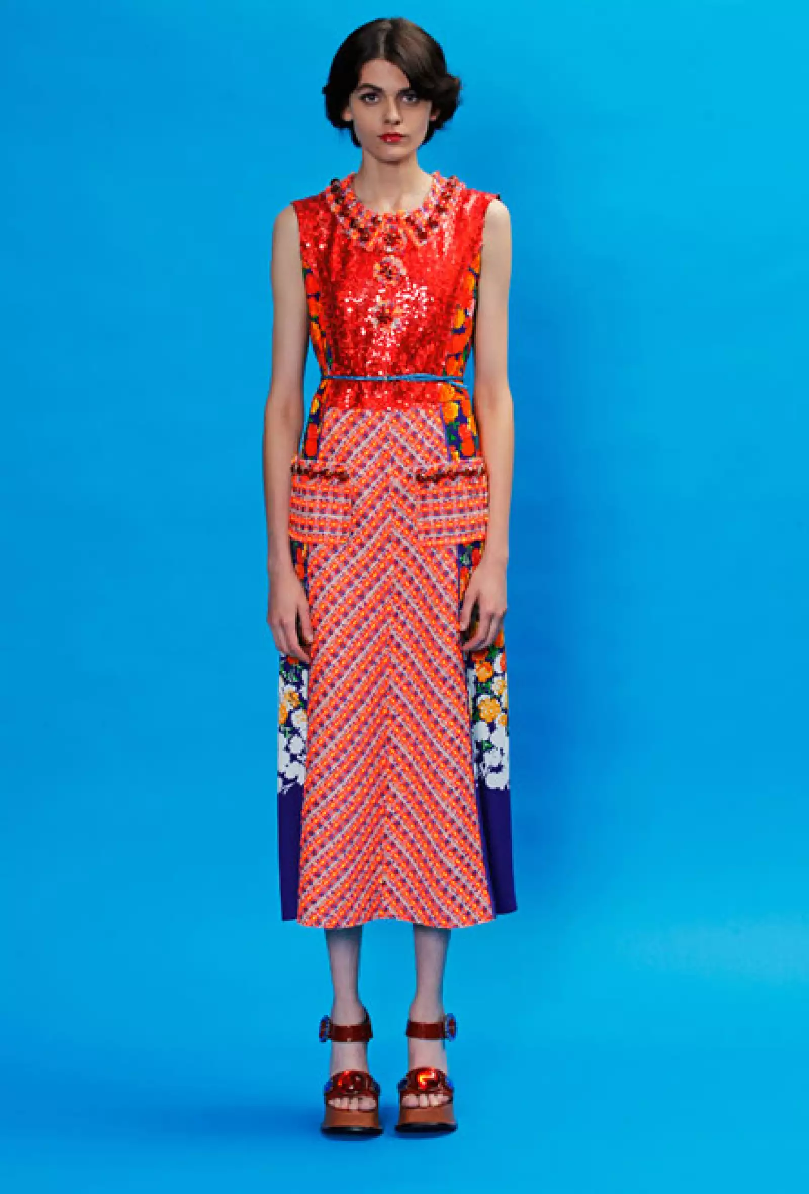 Un estilo patchwork de muestra en la colección Resort 2013.