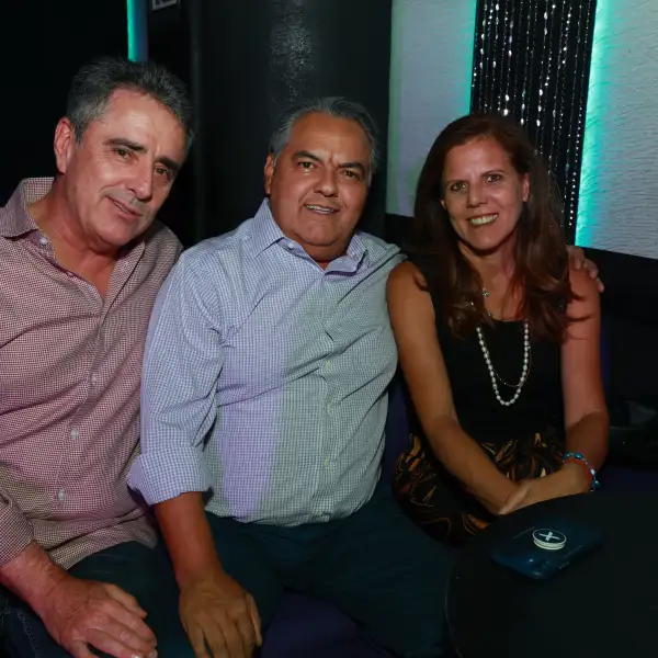 Alfredo Pérez Varona, Carlos Lara y Christine Arias 