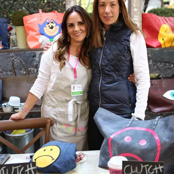 Vanessa Zamudio y Cristina Grebe