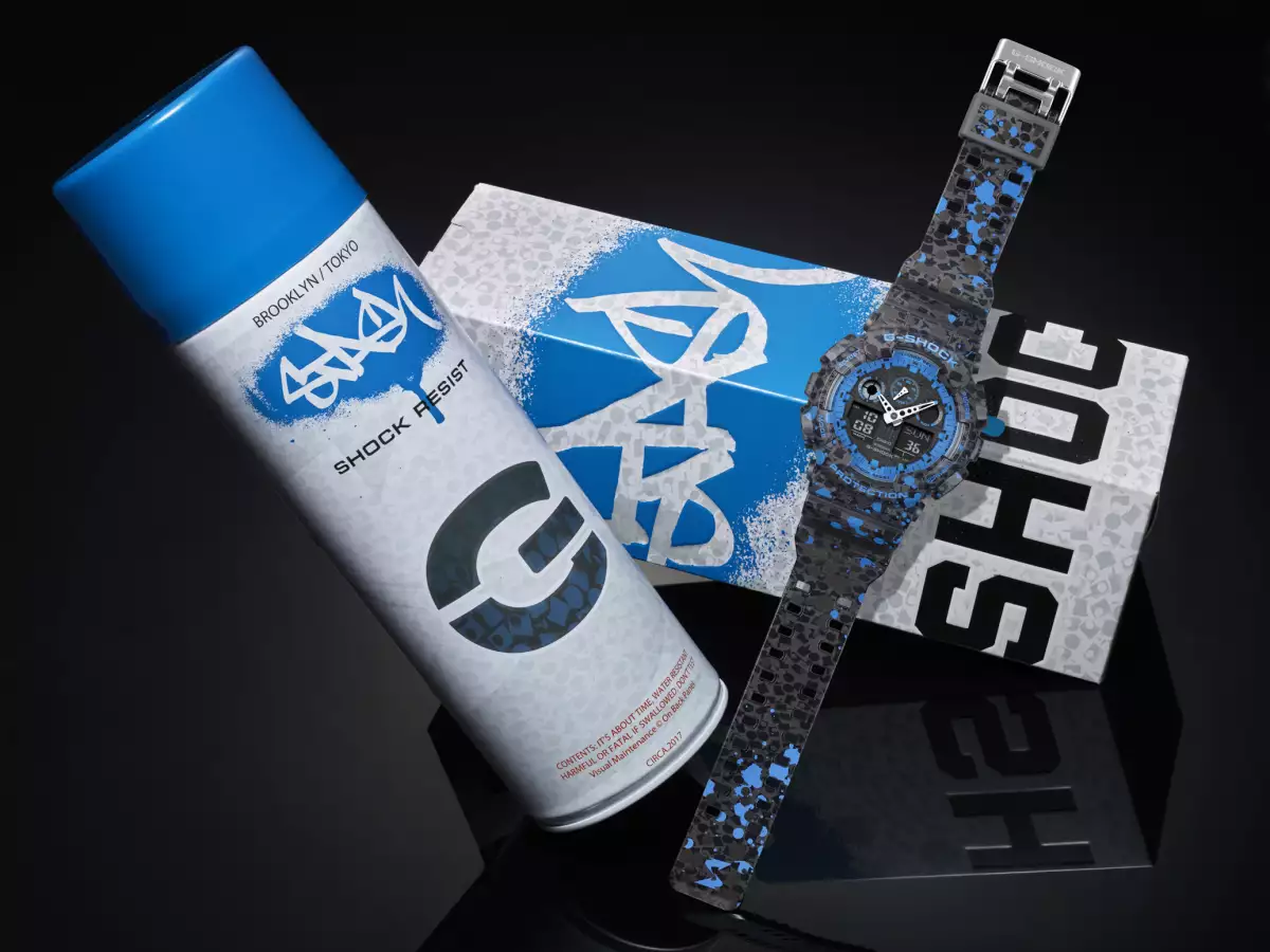 G-SHOCK GA-100ST, colaboración con el artista neoyorquino Stash
