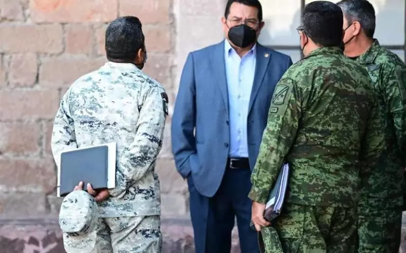 El secretario de seguridad Guzmar Ángel González Castillo