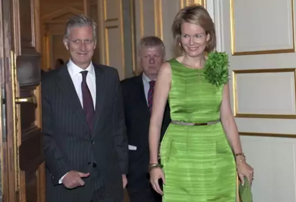 Los futuros monarcas en caso de abdicación, Felipe de Bélgica y Matilde.