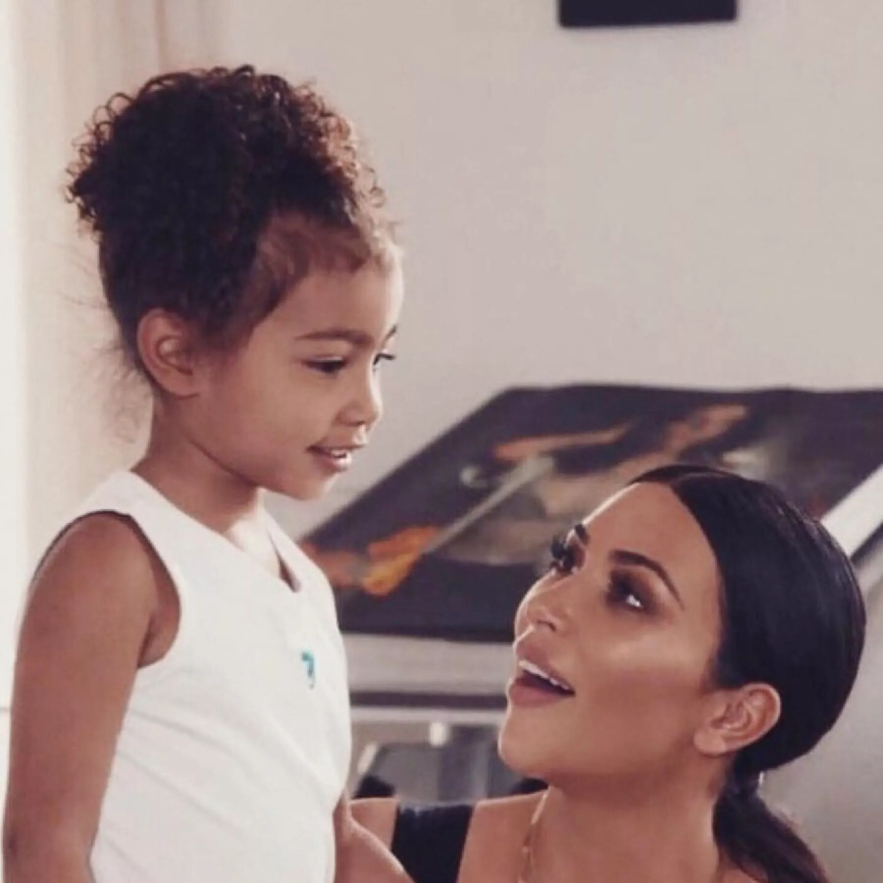 Kim Kardashian y su hija North
