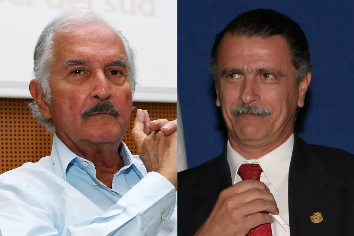 Imagen armada con fotos de Carlos Fuentes y Carlos Abascal