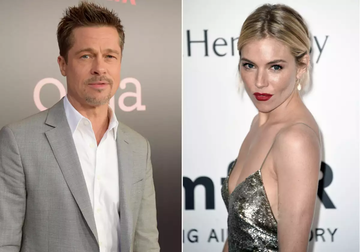 Brad Pitt y sienna miller